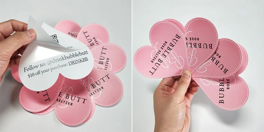 easy peel off stickers